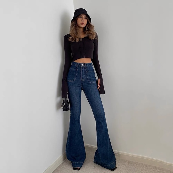 Fiona high waist wide leg jeans